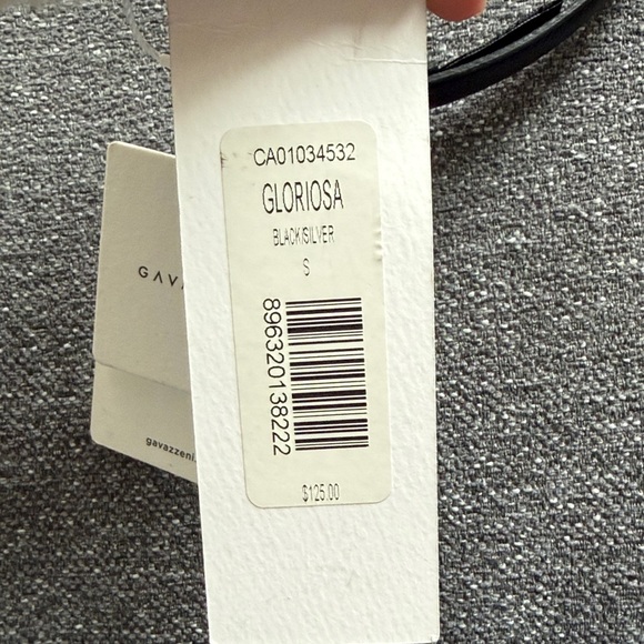 Gavazzeni Leather Women’s Gloriosa Sleek Black Belt Made In Italy - Picture 4 of 6